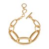 Goldtone Toggle Bracelet